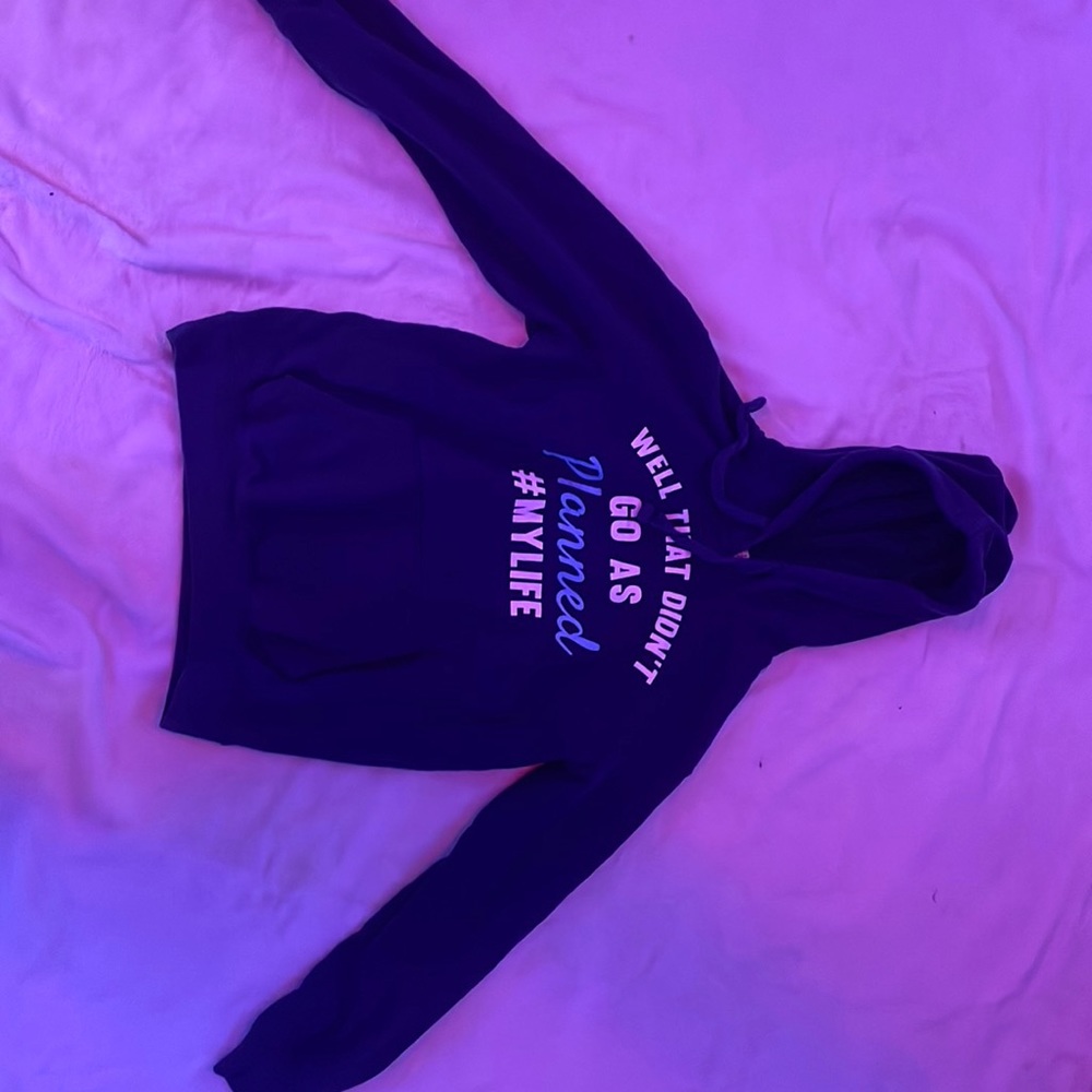 Navy blue hoodie